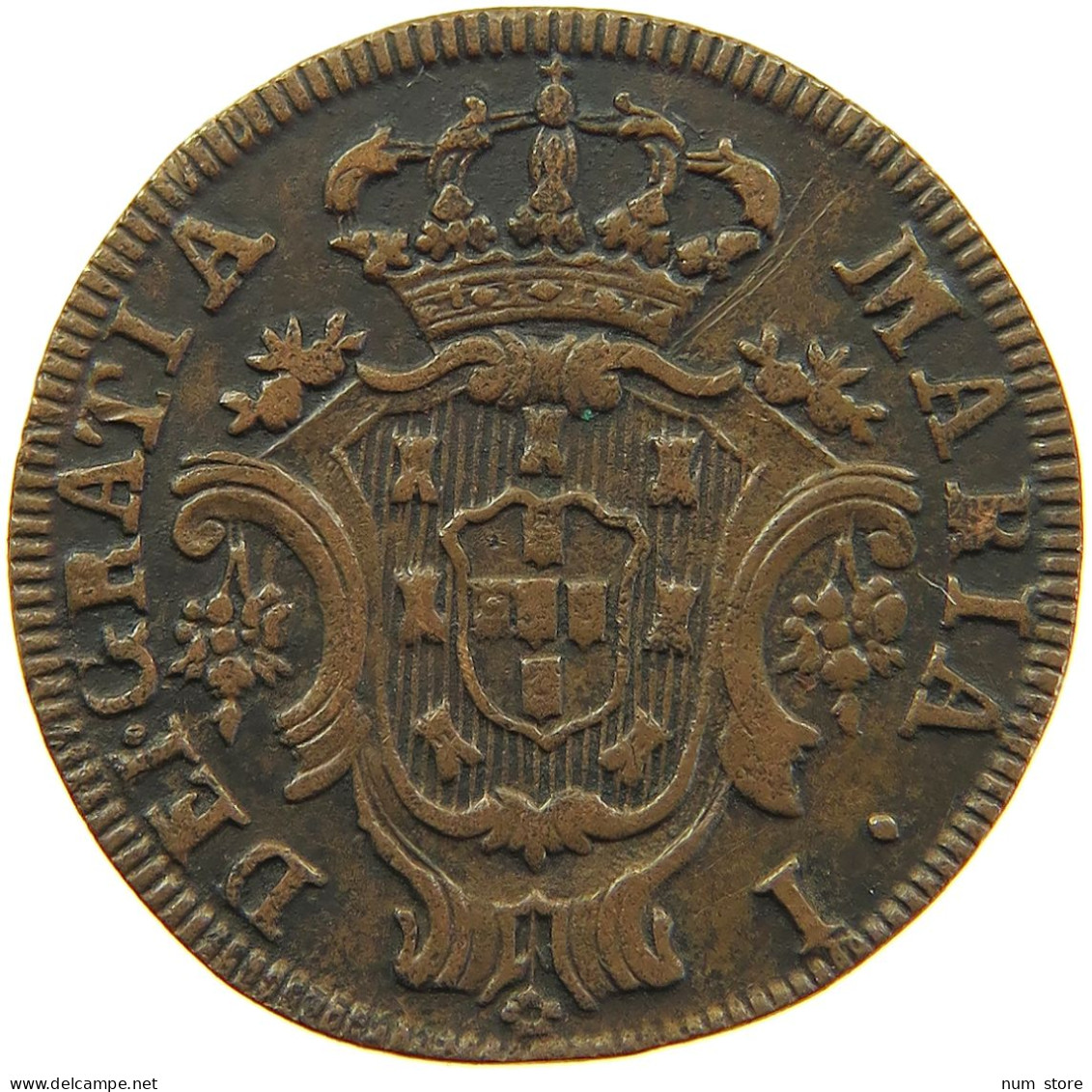 AZORES 5 REIS 1798 Maria I. (1786-1799) #t015 0589 - Azoren