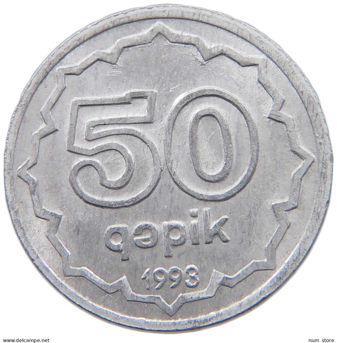 AZERBAIJAN 50 QAPIK 1993  #c078 0491 - Azerbaiyán