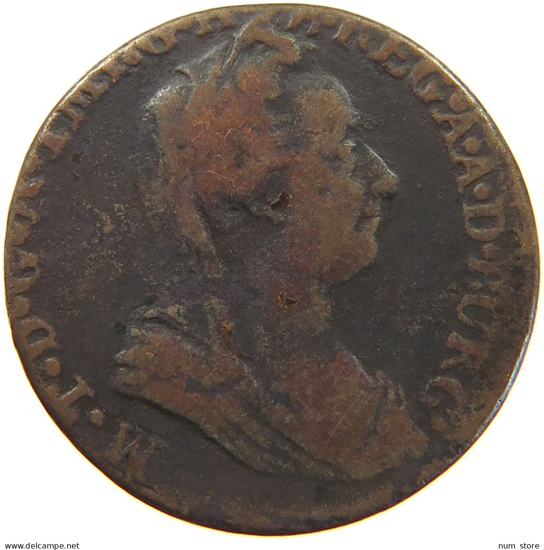 AUSTRIAN NETHERLANDS LIARD 1778 Maria Theresia (1740-1780) #c050 0181 - 1714-1794 Oostenrijkse Nederlanden