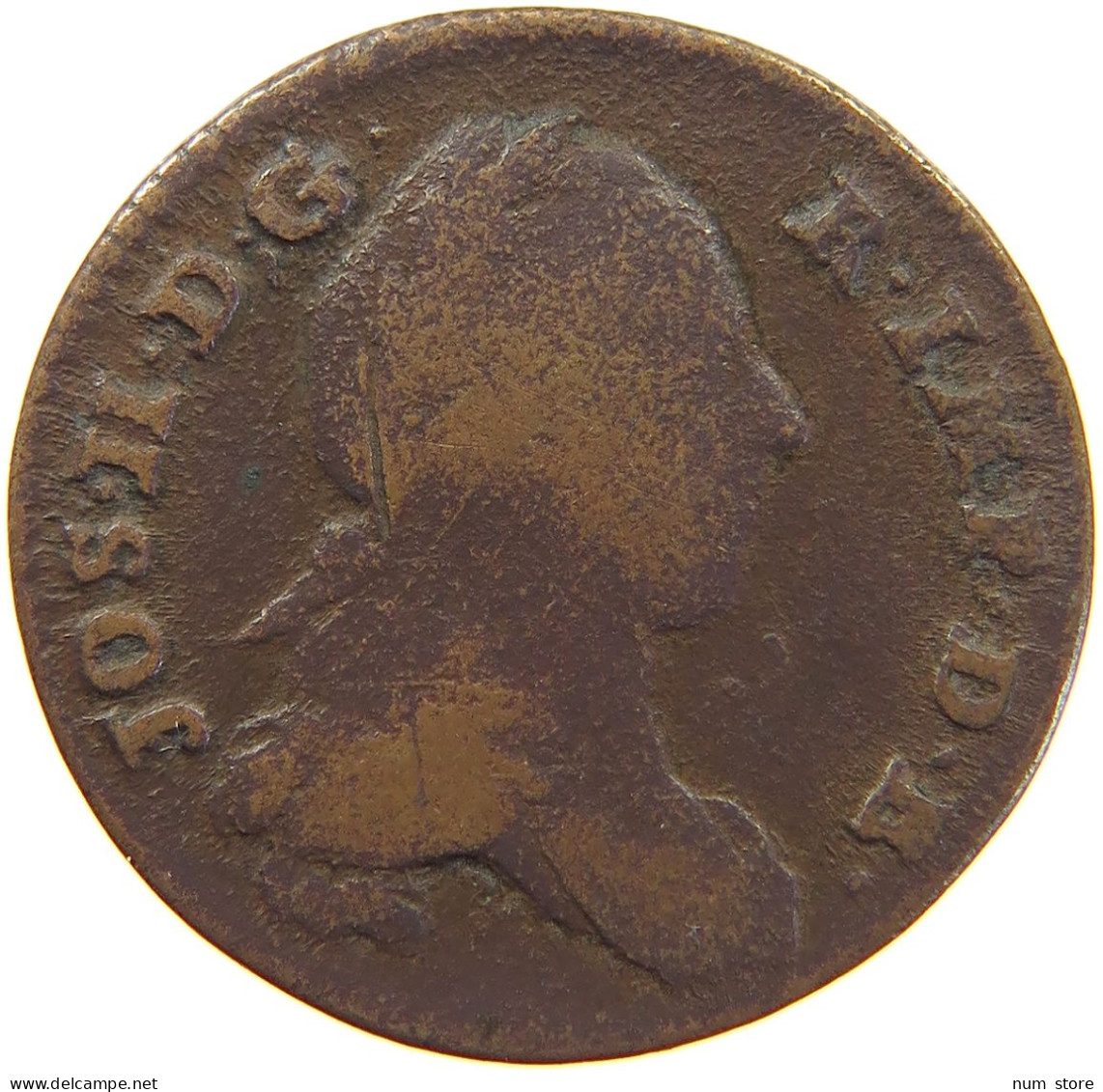 AUSTRIAN NETHERLANDS LIARD 1789 JOSEPH II. (1765-1790) #c050 0169 - 1714-1794 Paesi Bassi Austriaci