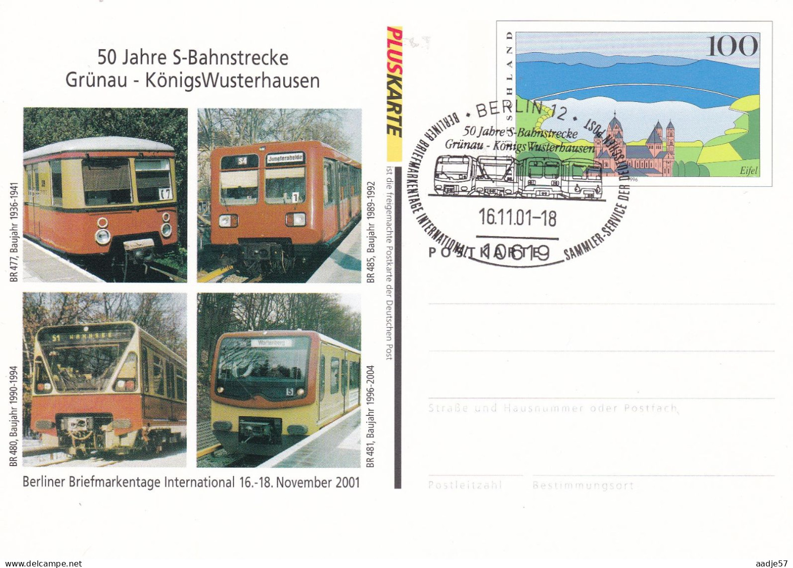 Germany Deutschland 50 Jahre S-Bahnstrecke Grünau - KönigsWusterhausen - Tram