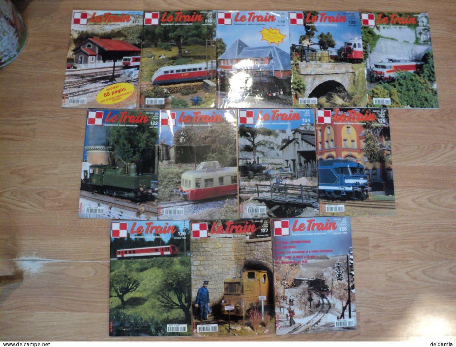 Lot De 12 Revues  LE TRAIN Année 1998 - Littérature & DVD