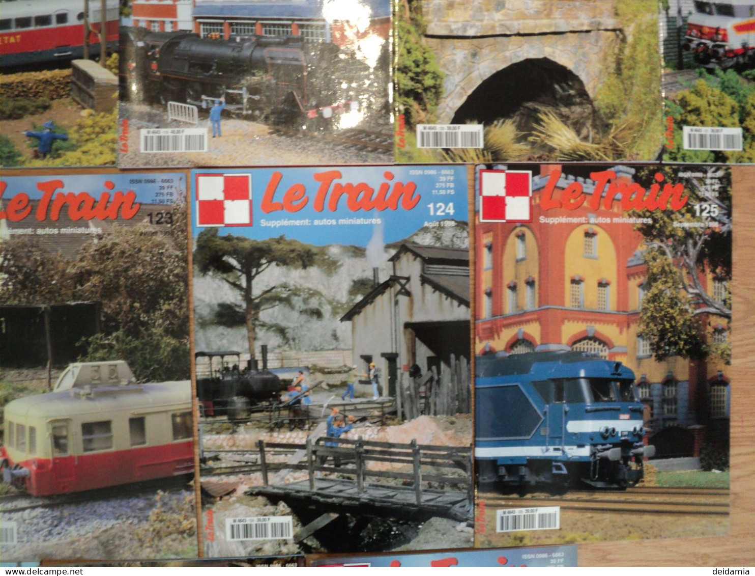 Lot De 12 Revues  LE TRAIN Année 1998 - Littérature & DVD
