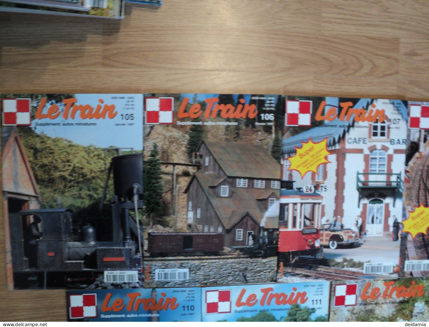 Lot De 12 Revues  LE TRAIN Année 1997 - Littérature & DVD