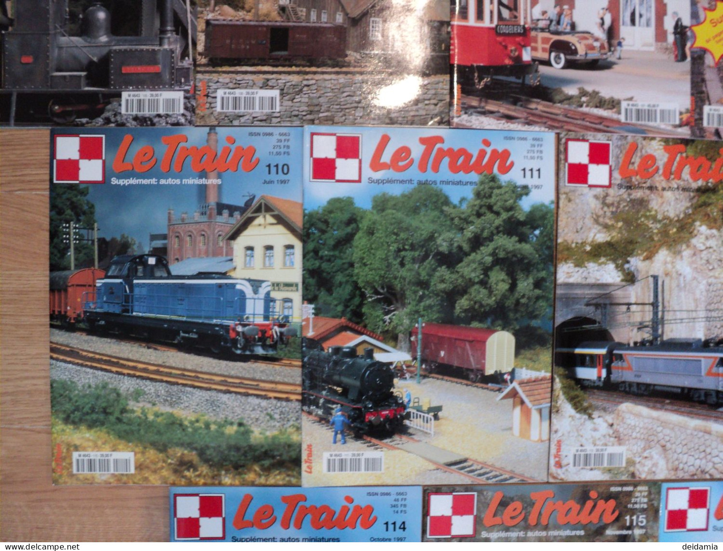 Lot De 12 Revues  LE TRAIN Année 1997 - Letteratura & DVD