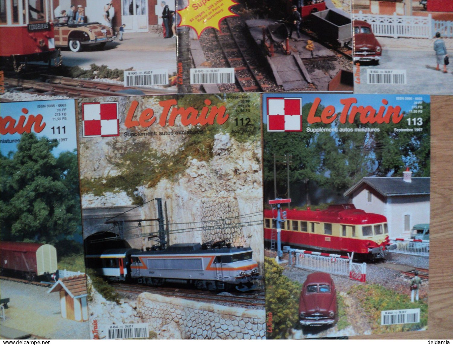 Lot De 12 Revues  LE TRAIN Année 1997 - Littérature & DVD