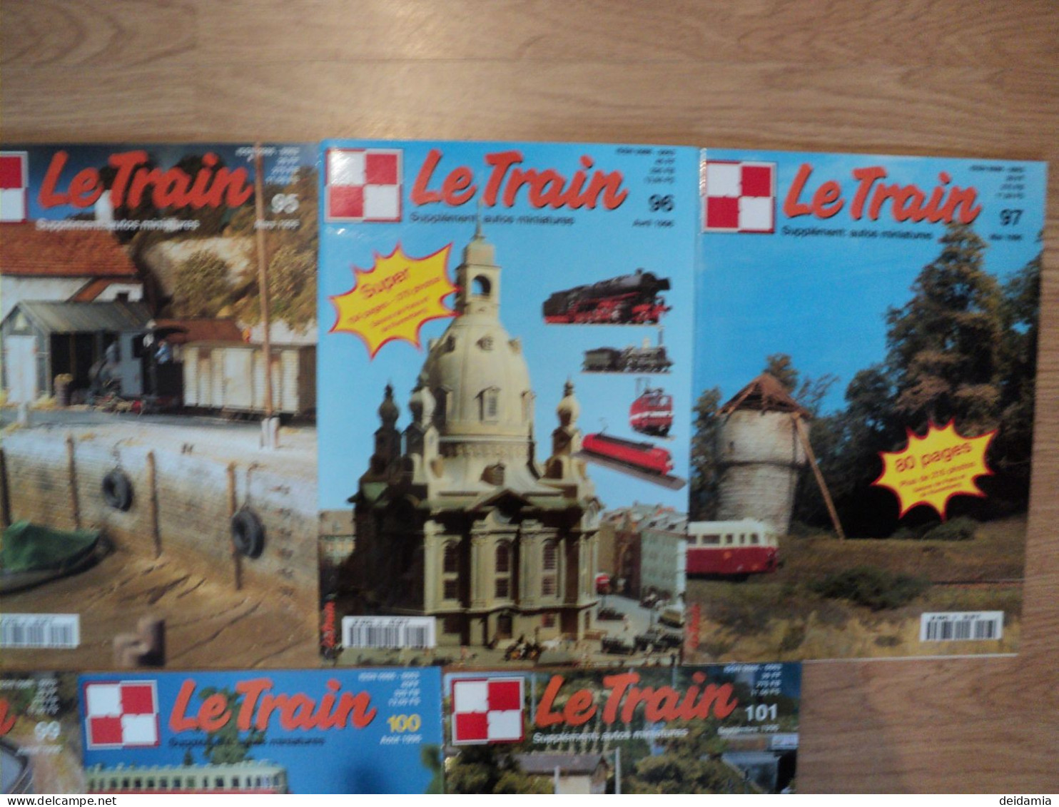 Lot De 12 Revues  LE TRAIN Année 1996 - Littérature & DVD