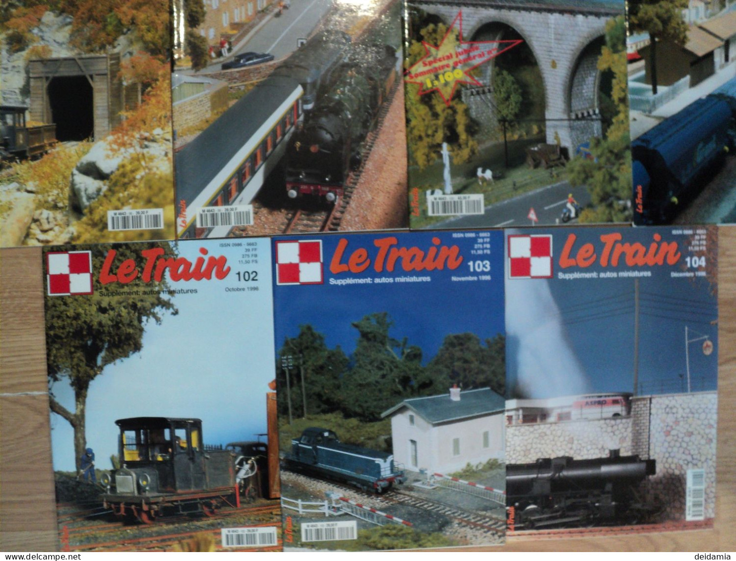 Lot De 12 Revues  LE TRAIN Année 1996 - Littérature & DVD