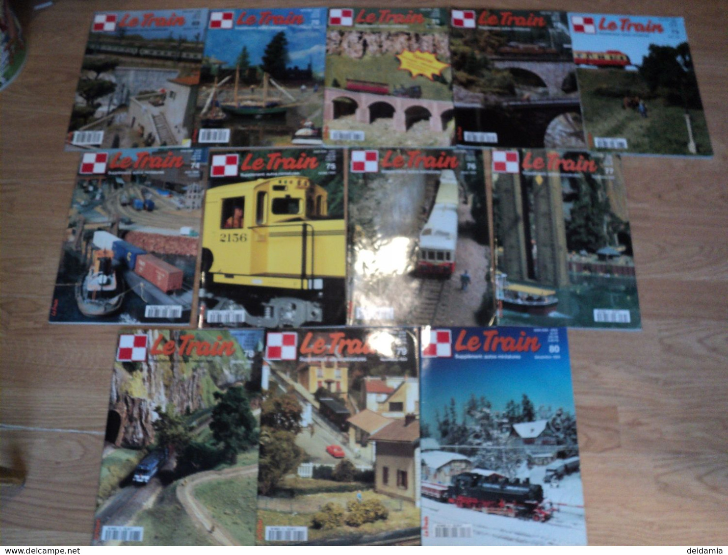 Lot De 12 Revues  LE TRAIN Année 1994 - Literatura & DVD