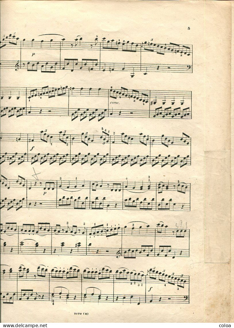 Partition Beethoven Zwei Leichte Sonaten Für Piano Forte - A-C