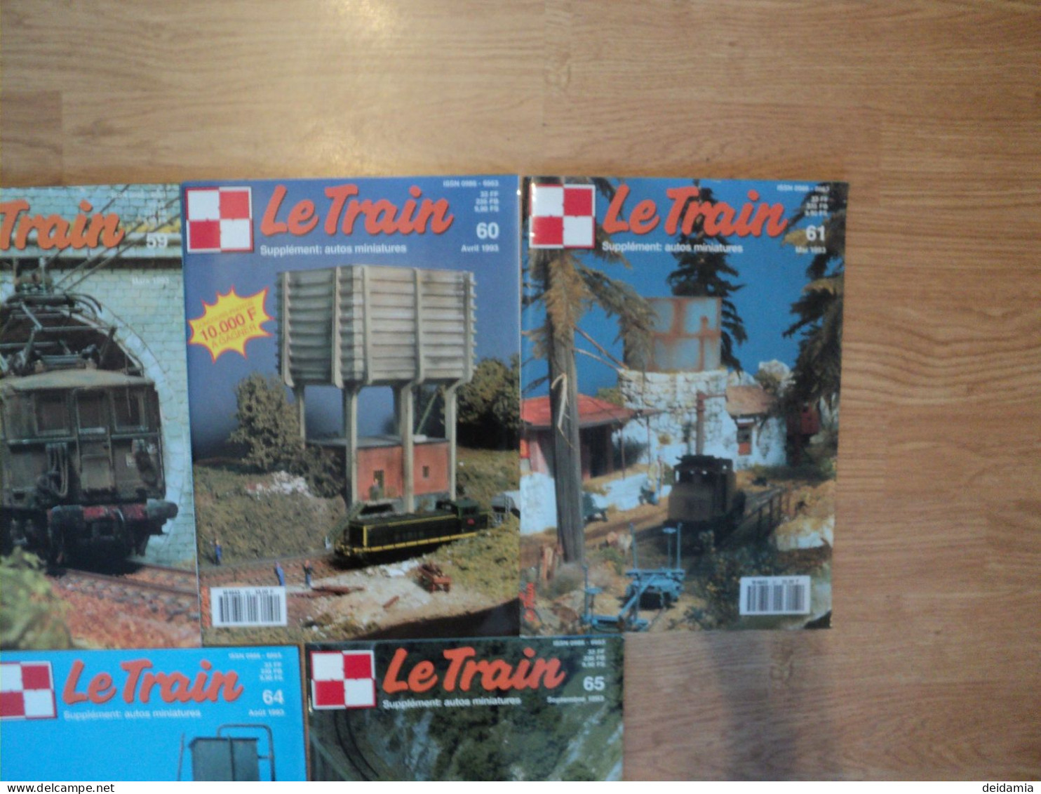 Lot De 12 Revues  LE TRAIN Année 1993 - Literatura & DVD