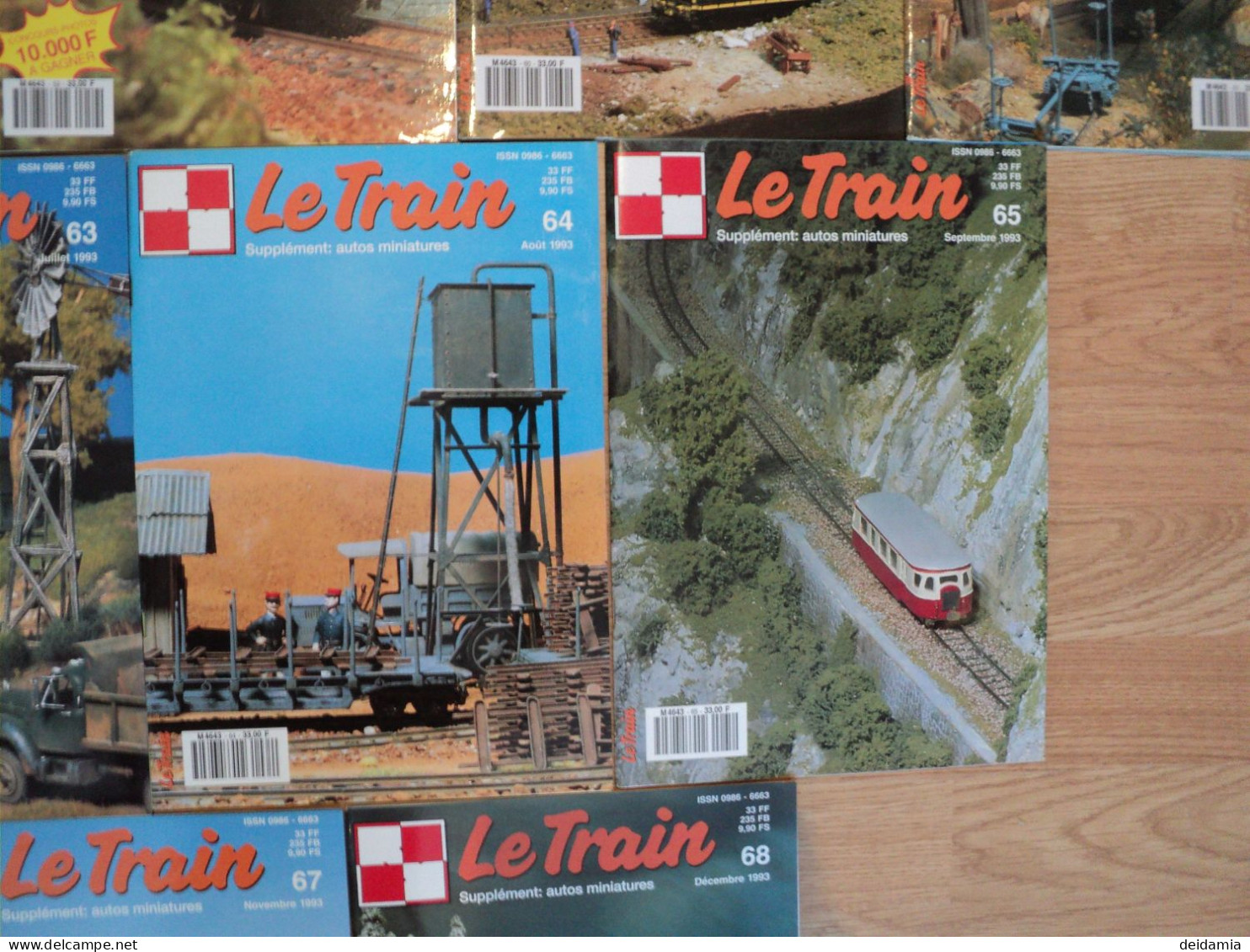 Lot De 12 Revues  LE TRAIN Année 1993 - Literatura & DVD