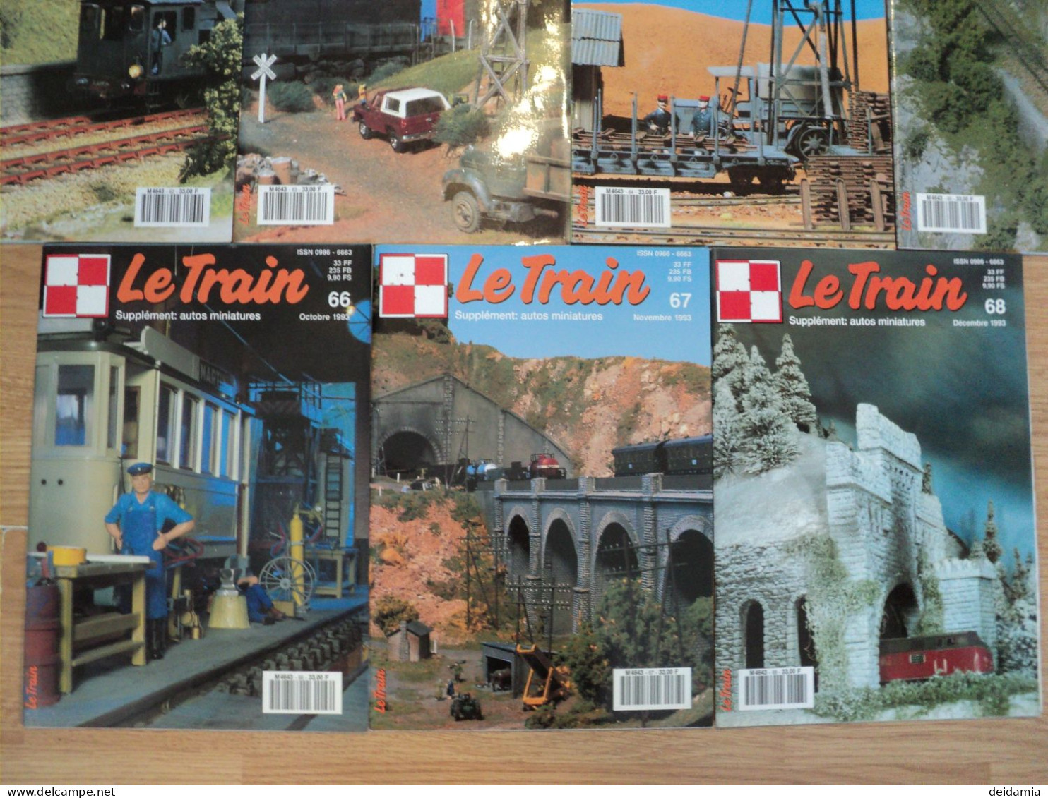 Lot De 12 Revues  LE TRAIN Année 1993 - Littérature & DVD