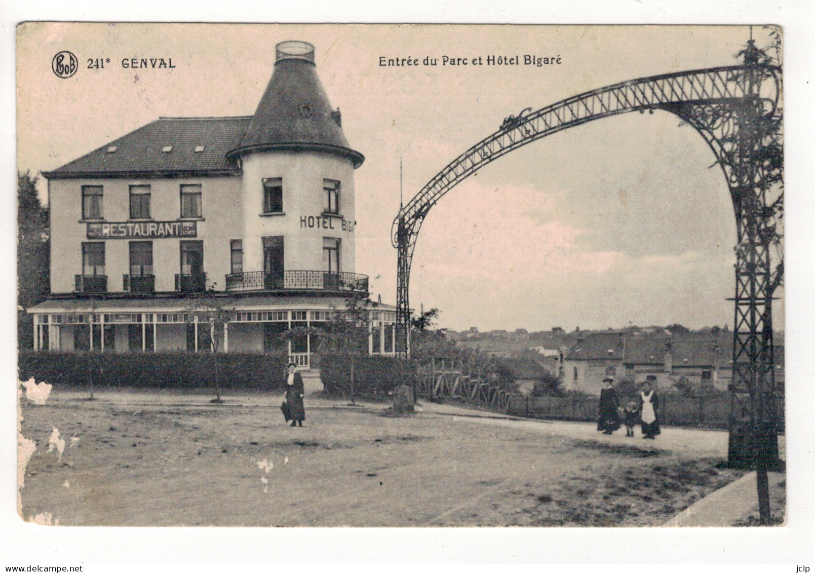 GENVAL - Entrée Du Parc Et Hôtel Bigaré. - Rixensart