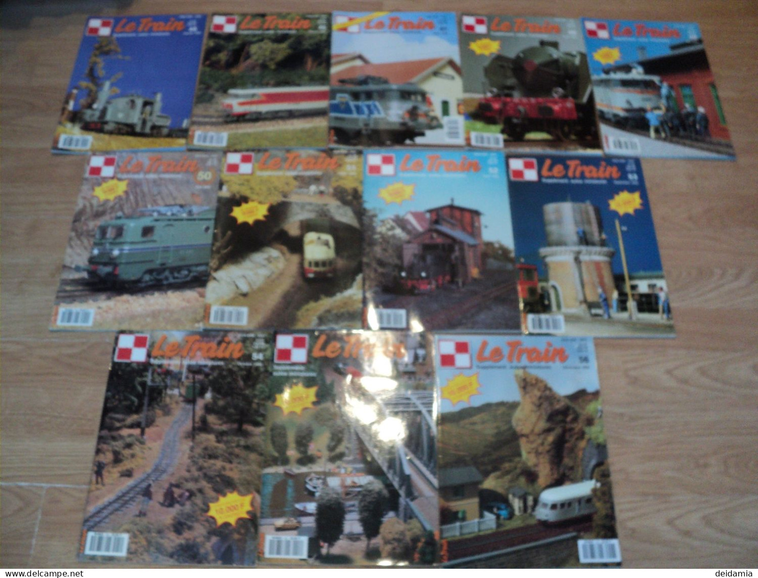 Lot De 12 Revues  LE TRAIN Année 1992 - Literatuur & DVD