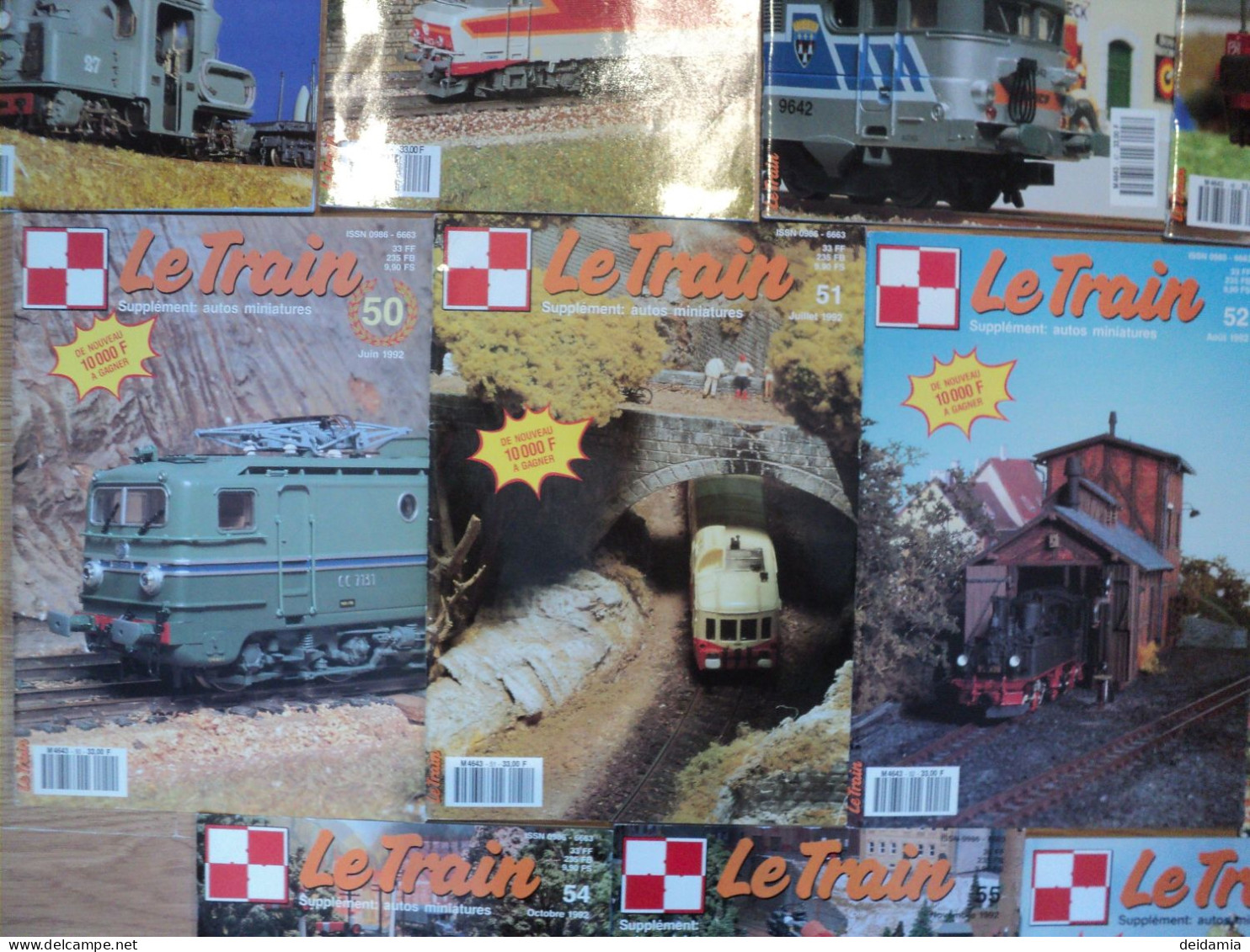 Lot De 12 Revues  LE TRAIN Année 1992 - Literatur & DVD