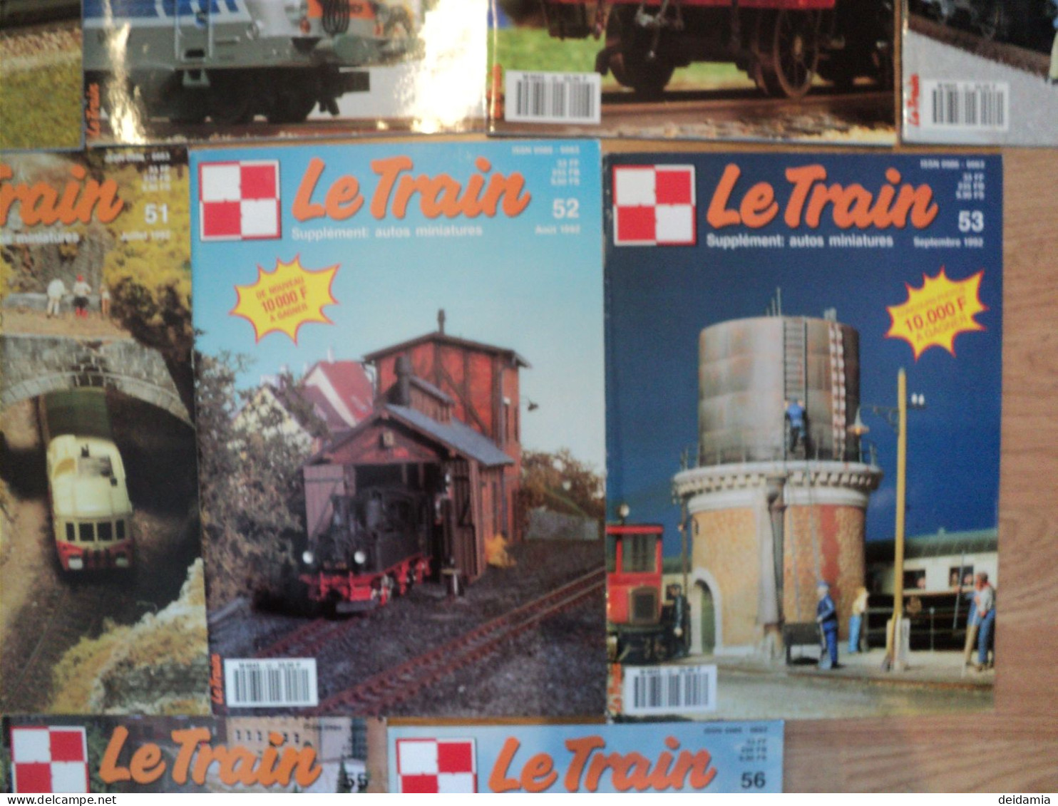 Lot De 12 Revues  LE TRAIN Année 1992 - Littérature & DVD