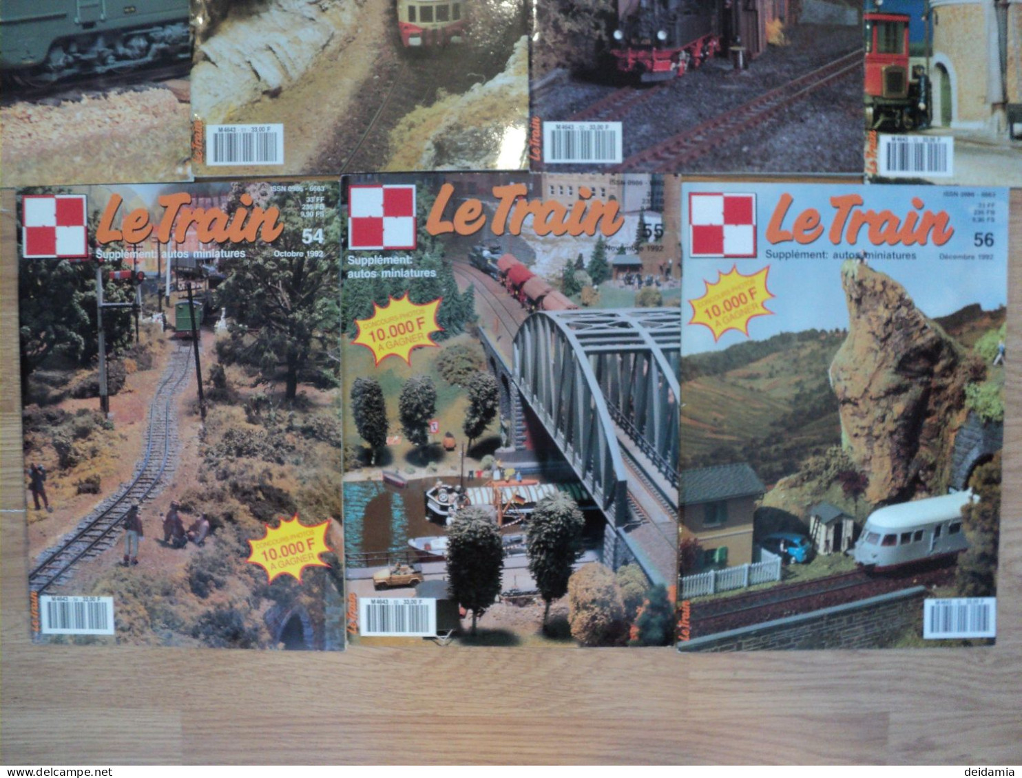 Lot De 12 Revues  LE TRAIN Année 1992 - Literatuur & DVD