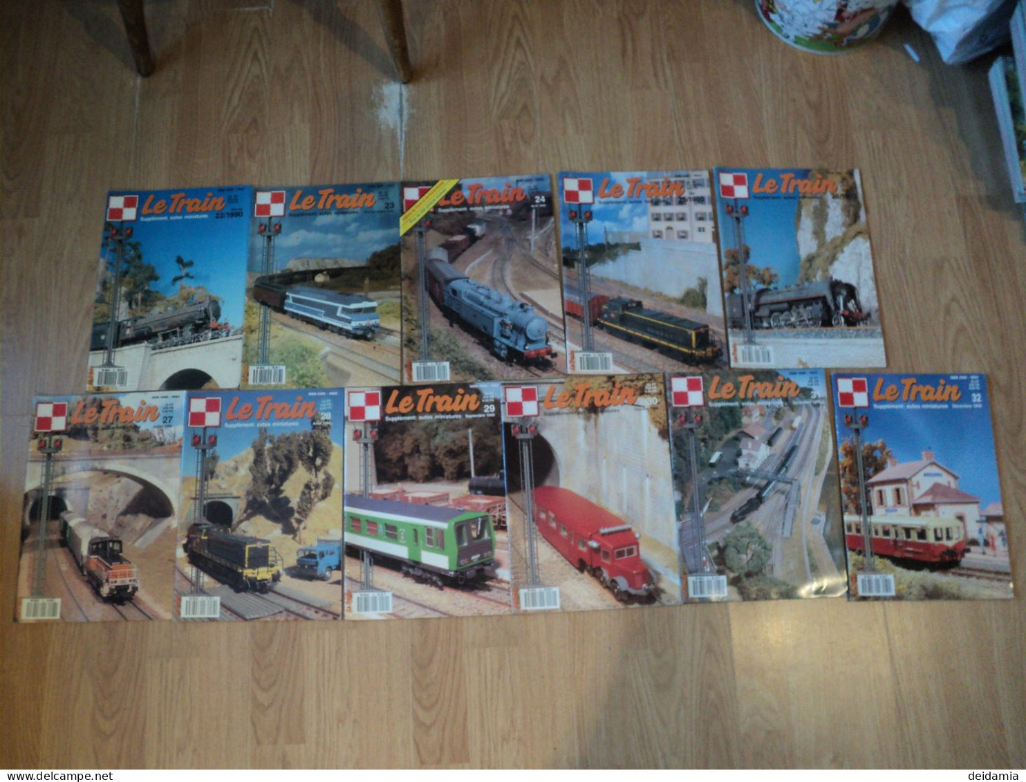 Lot De 11 Revues  LE TRAIN Année 1990 - Literature & DVD