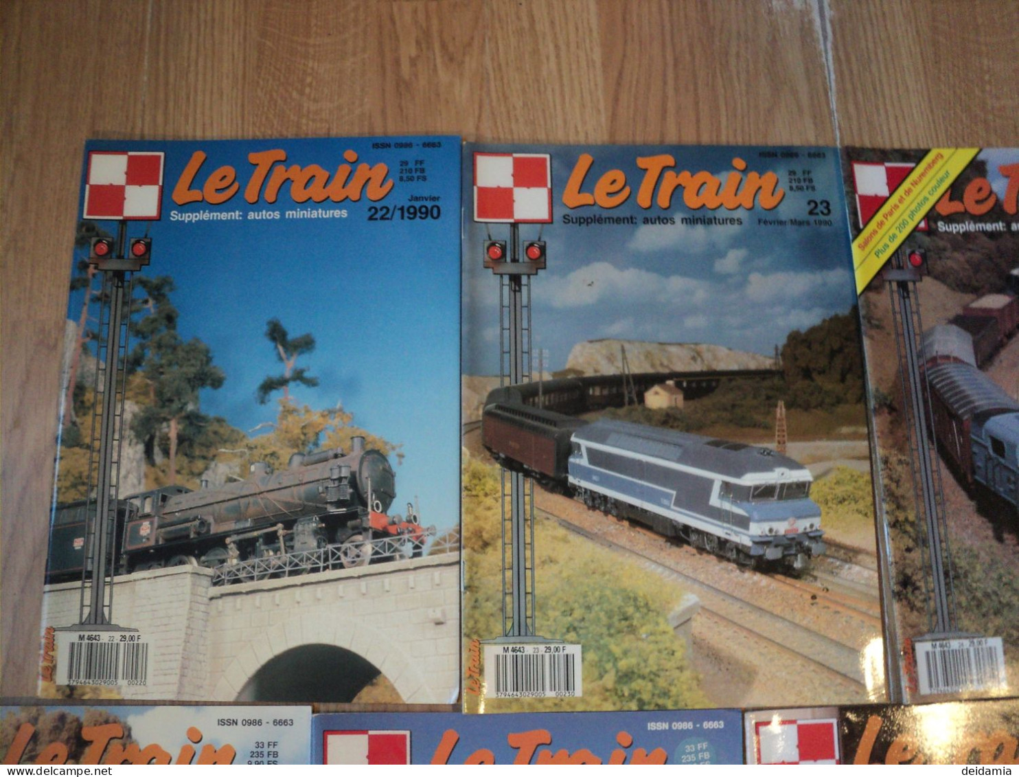 Lot De 11 Revues  LE TRAIN Année 1990 - Literatuur & DVD