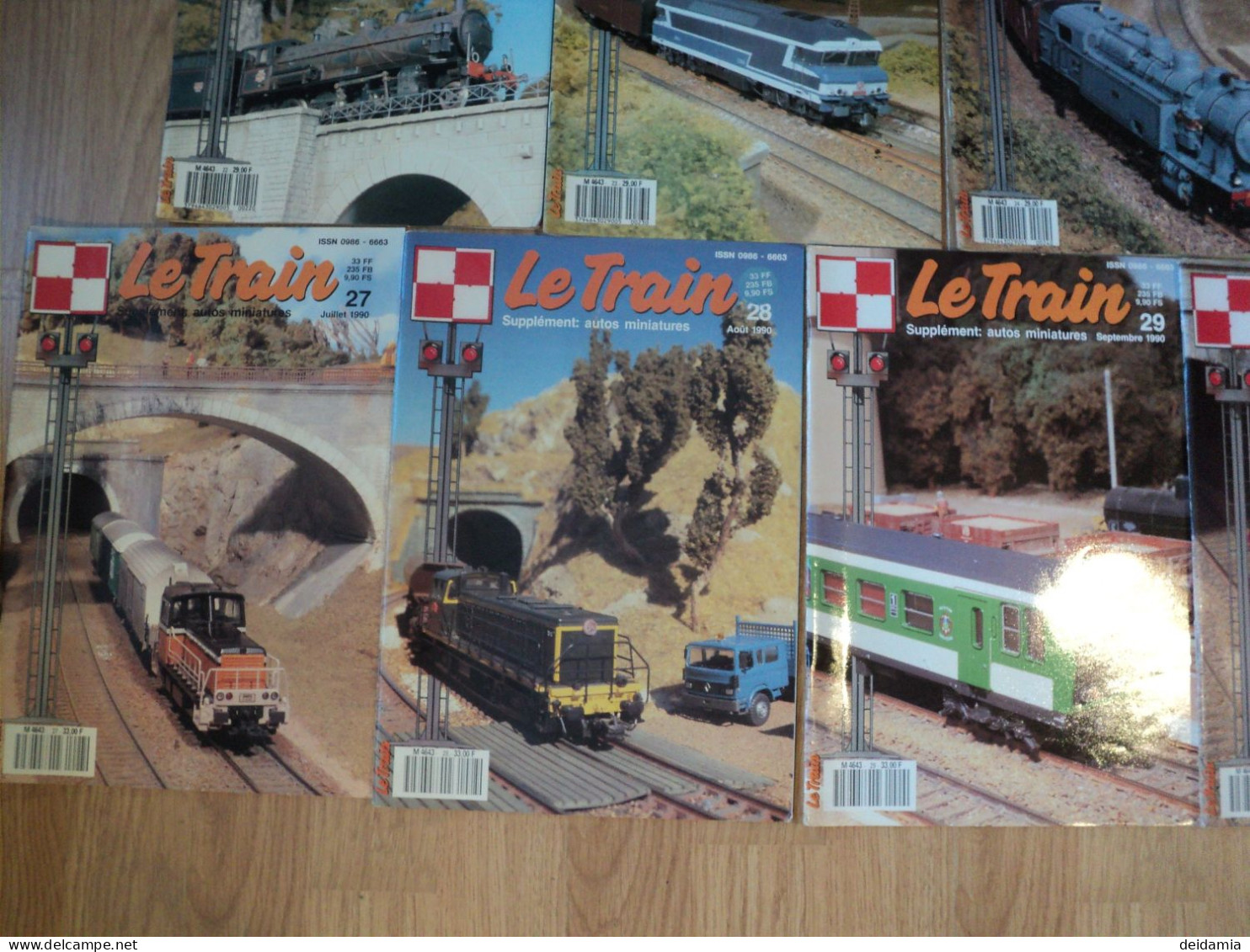 Lot De 11 Revues  LE TRAIN Année 1990 - Literatur & DVD