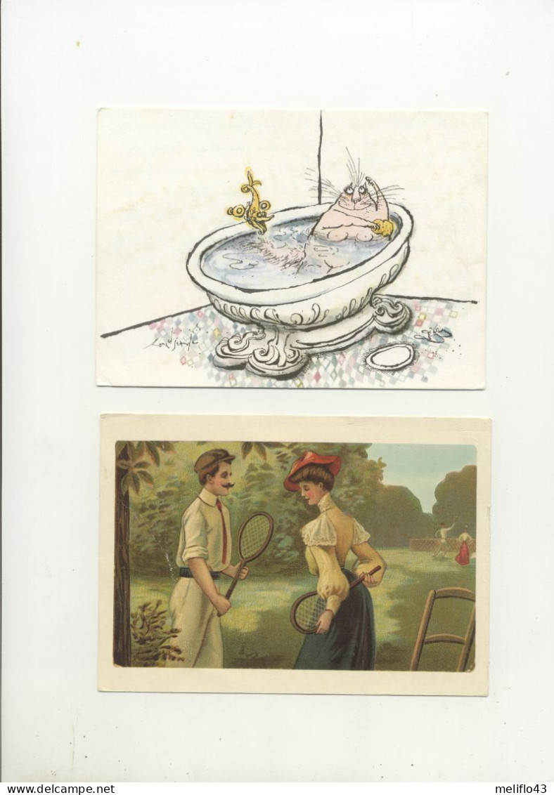 Lot n° 1 de 40 Cartes Modernes (15 cm*10.5 cm)  - Pub, Com, Affiches, Divers (Toutes scannées)