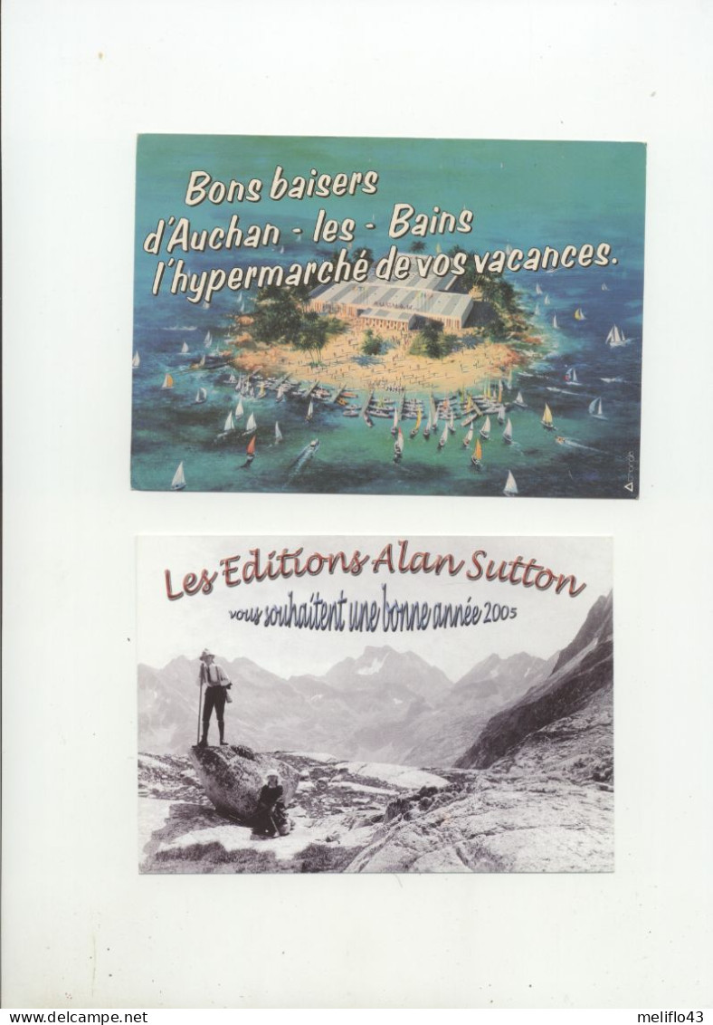 Lot N° 2 De 40 Cartes Modernes (15 Cm*10.5 Cm) - Pub, Com, Affiches, Divers (Toutes Scannées) - 5 - 99 Cartes