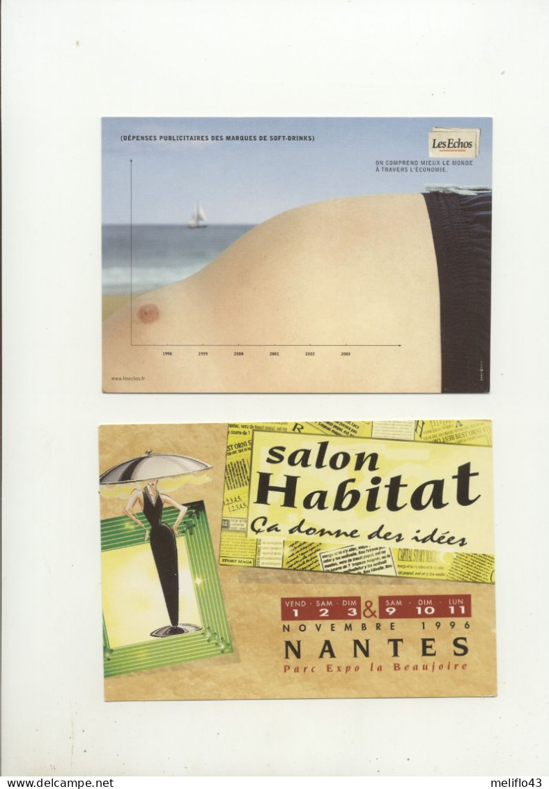 Lot n° 3 de 40 Cartes Modernes (15 cm*10.5 cm) - Pub, Com, Affiches, Divers (Toutes scannées)