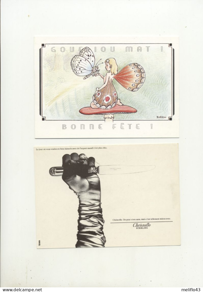 Lot n° 3 de 40 Cartes Modernes (15 cm*10.5 cm) - Pub, Com, Affiches, Divers (Toutes scannées)