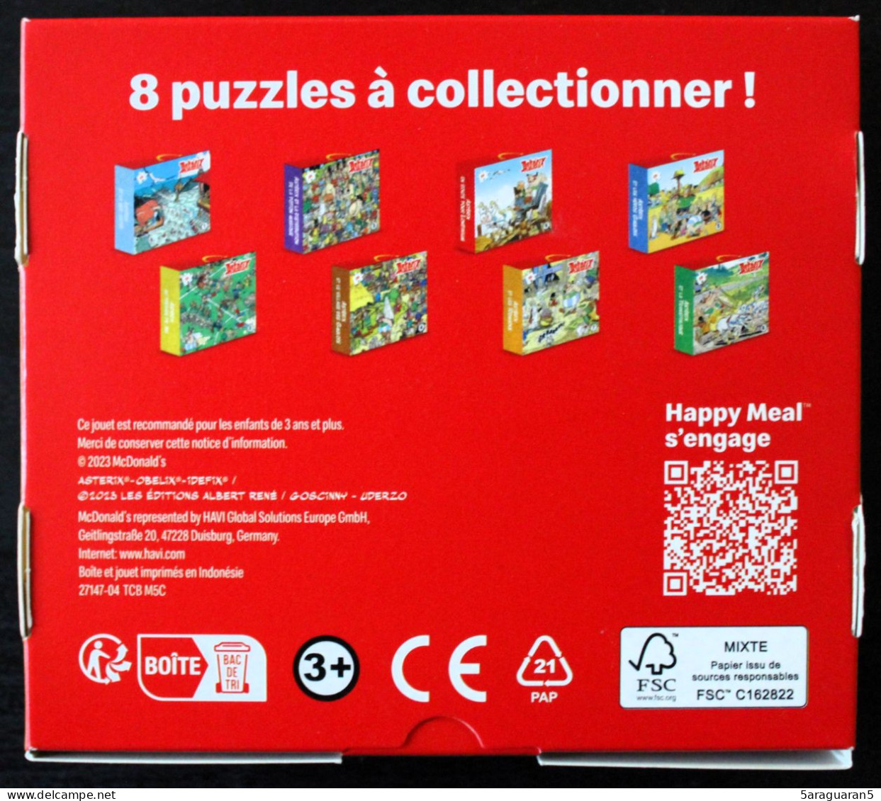 PUZZLE ASTERIX - 4 - Publicitaire Mc Donald's 2023 - Puzzles