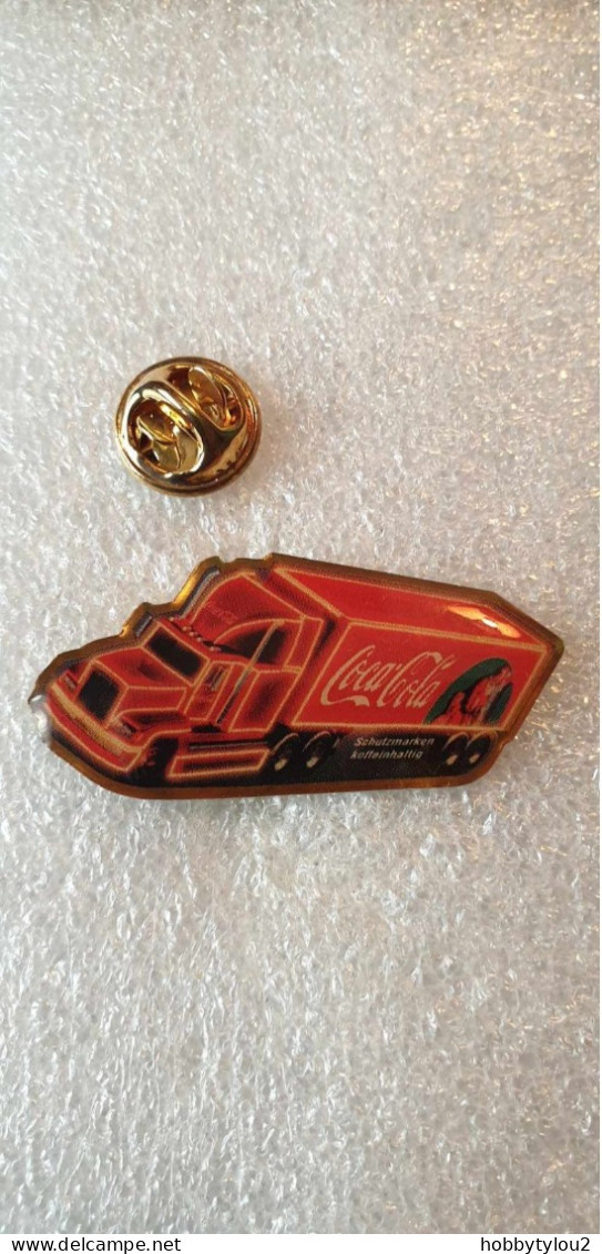 Pin's Coca-Cola Camion 3.5 Cm X 2 Cm - Coca-Cola