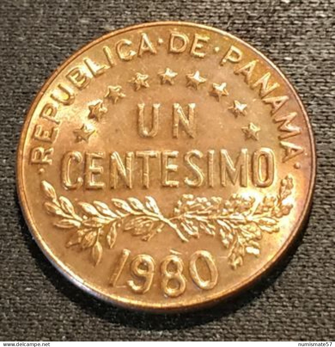 PANAMA - 1 CENTESIMO 1980 - KM 22 - Panamá