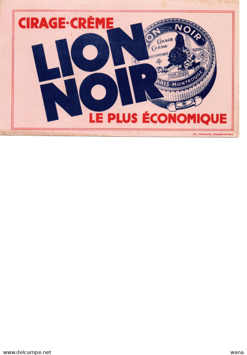 Buvard Lion Noir Cirage - Bank & Insurance