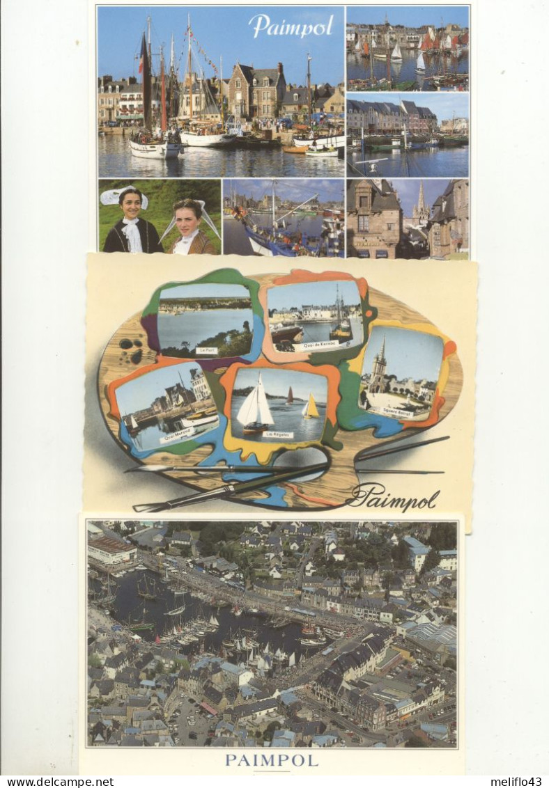 22 /CPM - Paimpol - Lot N°1 De 3 (cartes Neuves) - Paimpol