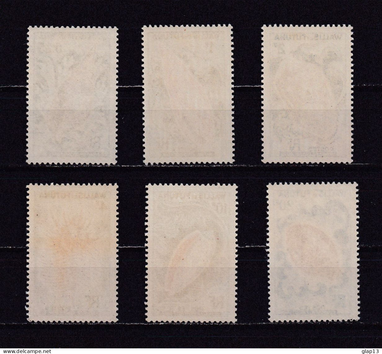 WALLIS ET FUTUNA 1962 TIMBRE N°162/67 NEUF AVEC CHARNIERE COQUILLAGES - Neufs