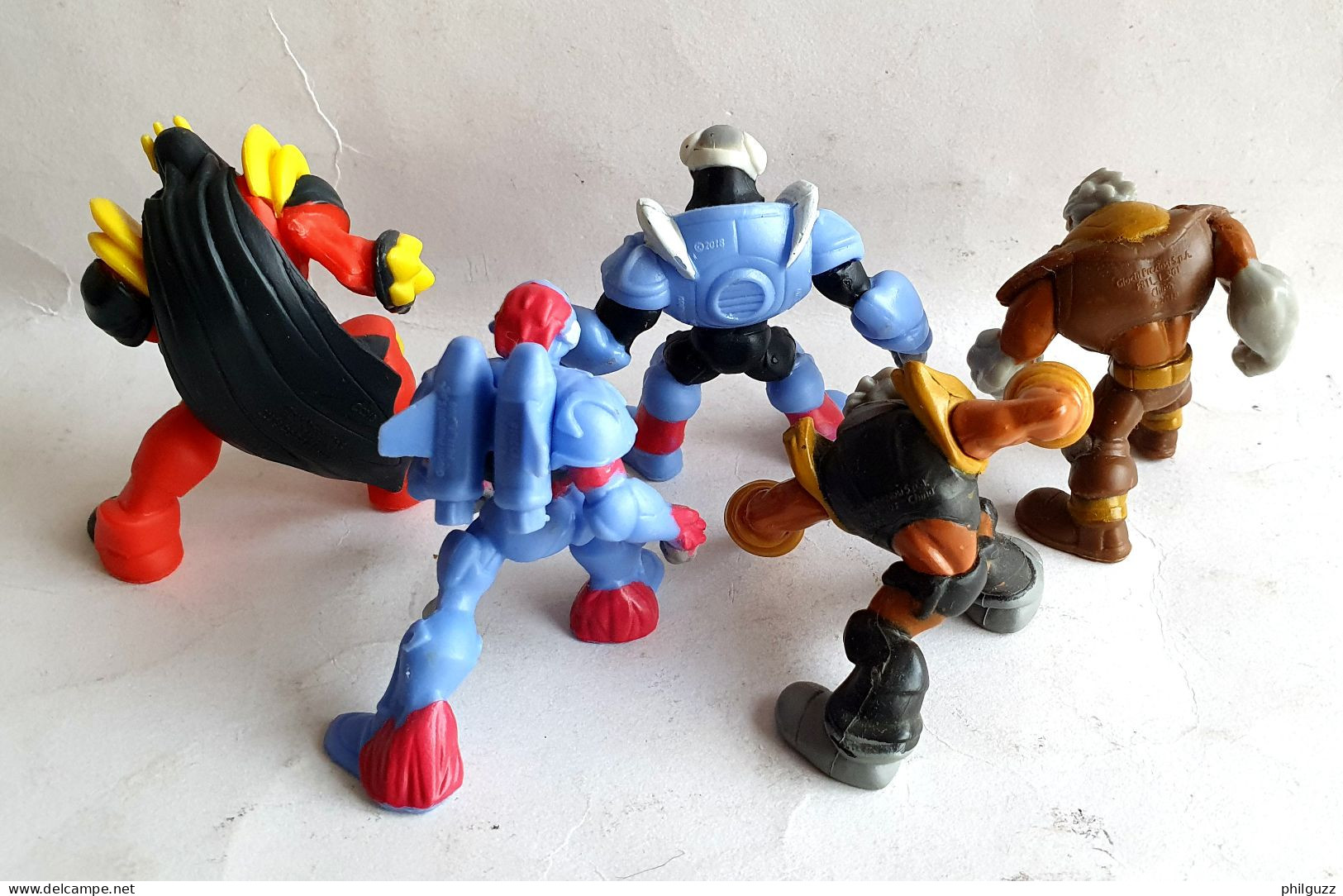 LOT 5 FIGURINES GORMITI En PVC 5 - 6 Cm Presiozi 2018 - Autres & Non Classés