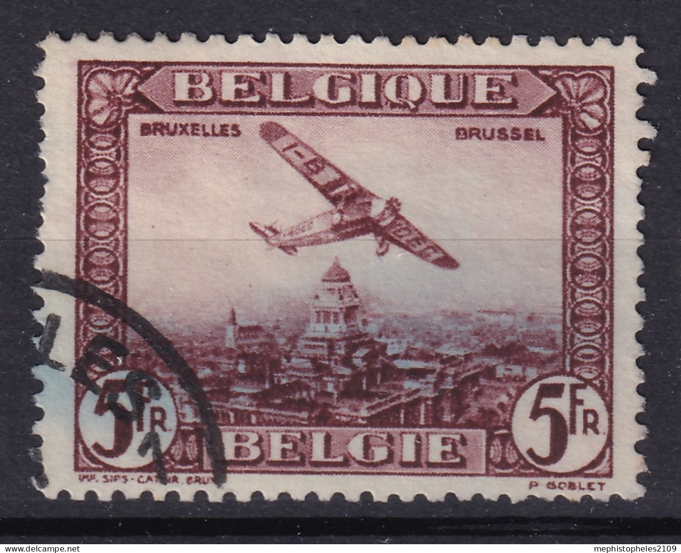 BELGIUM 1930 - Canceled - Sc# C4 - Air Mail - Gebraucht