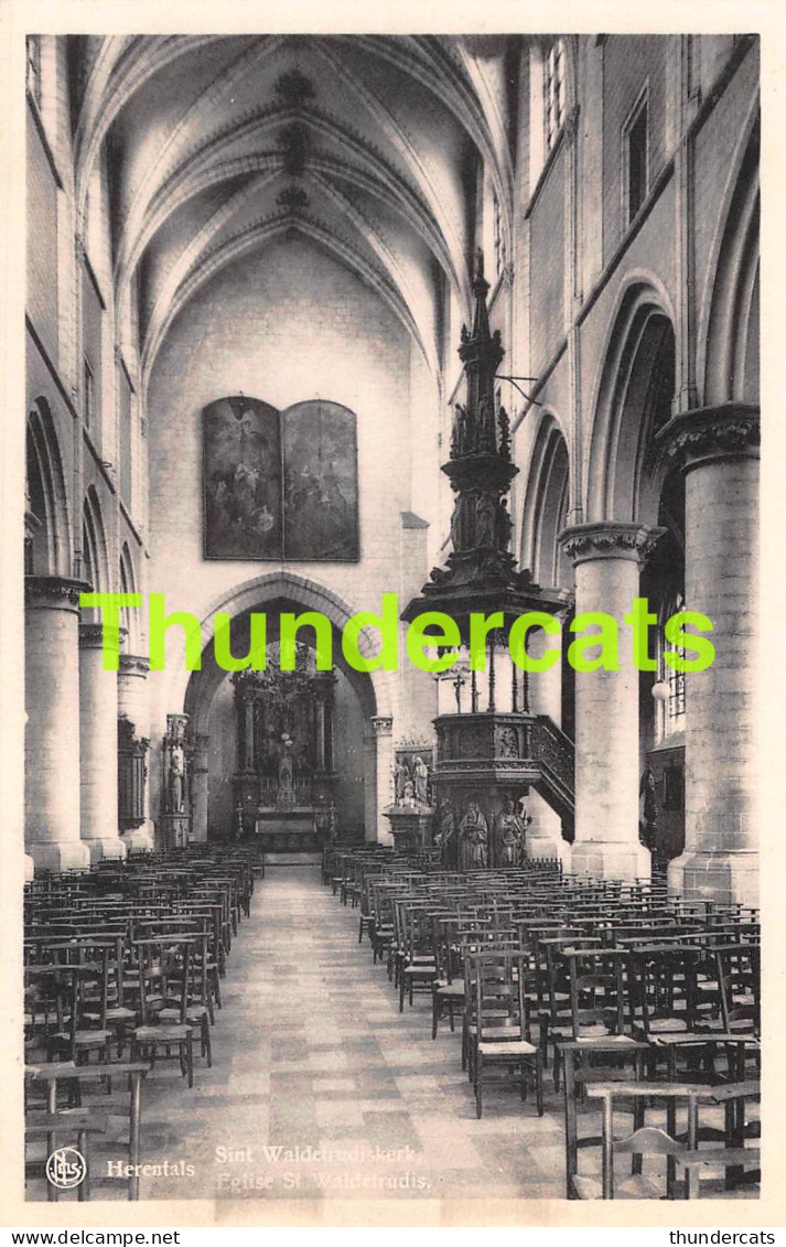 CPA HERENTALS SINT WALDETRUDISKERK HERENTHALS EGLISE ST WALDETRUDIS  - Herentals