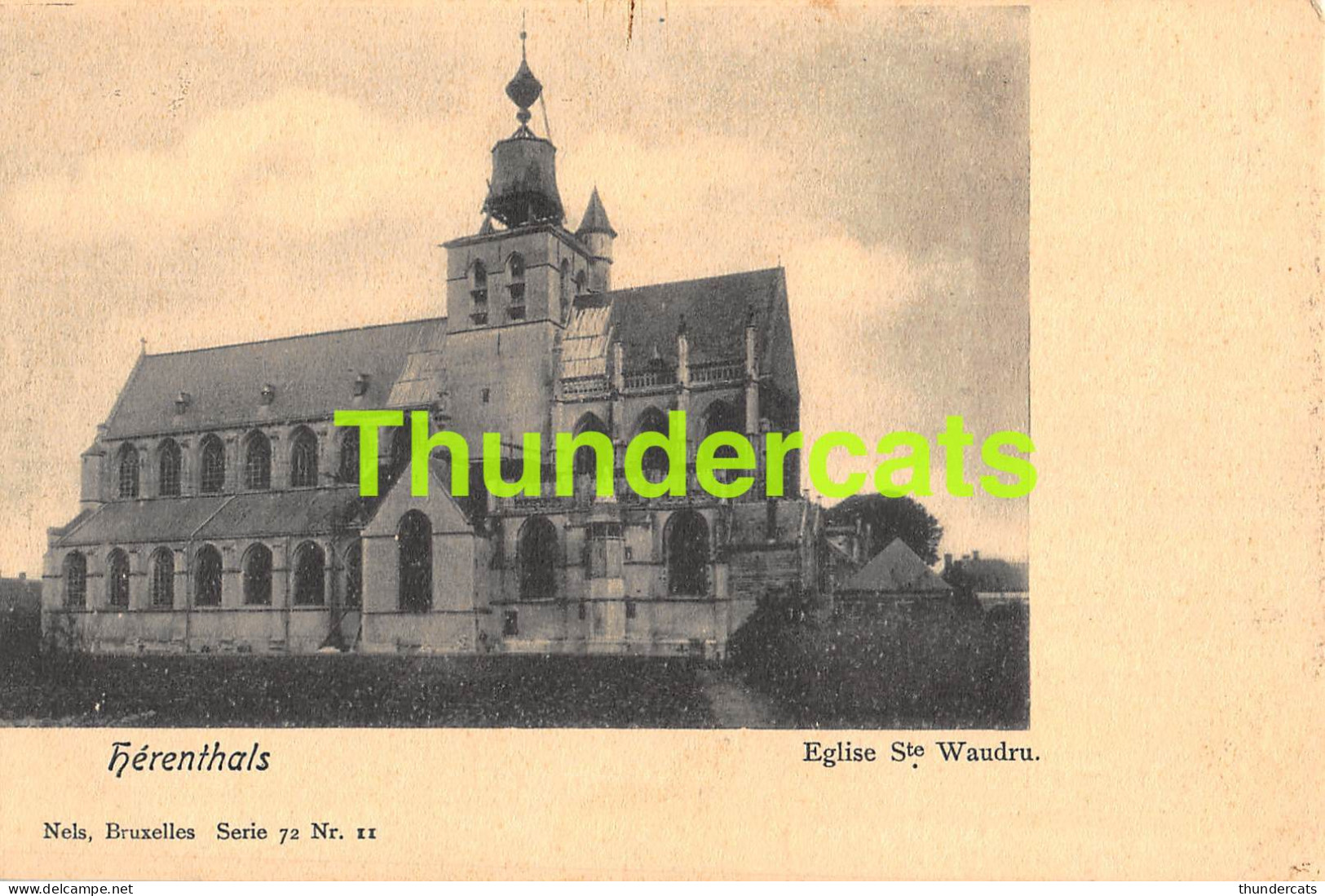 CPA HERENTALS HERENTHALS EGLISE STE WAUDRU NELS SERIE 72 NO 11 - Herentals