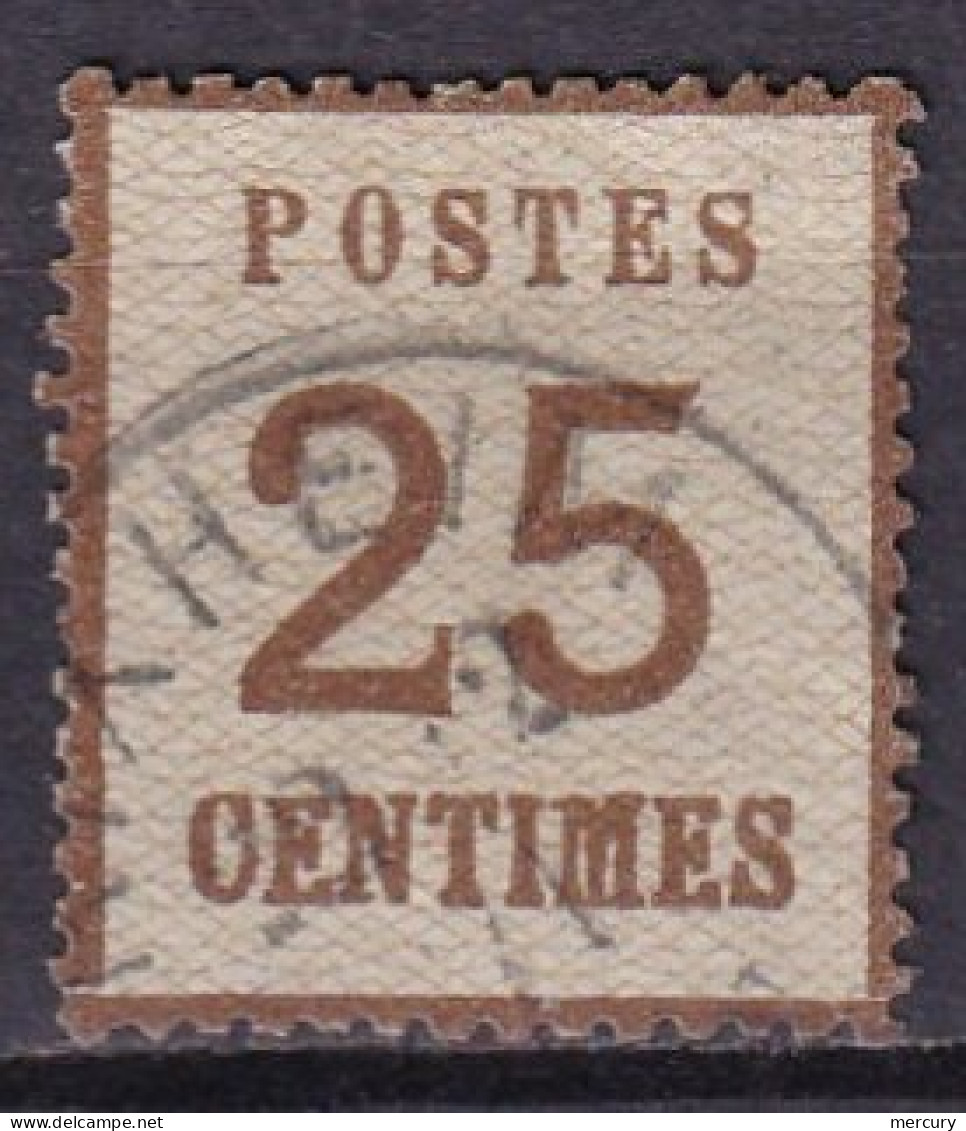 ALSACE-LORRAINE - 25 C. Oblitéré - Unused Stamps