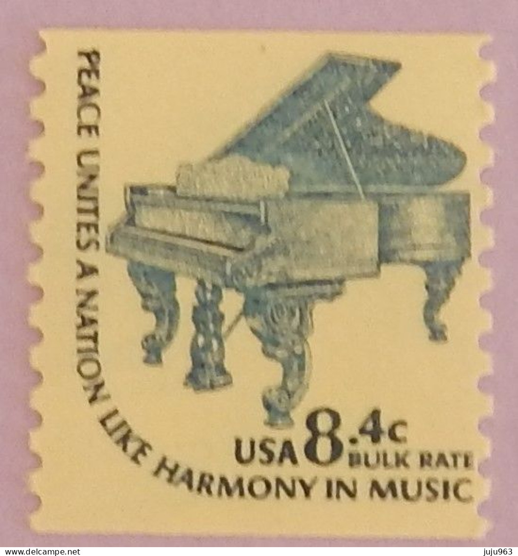 USA YT 1216 NEUF** MNH "PIANO" ANNÉE 1978 - Unused Stamps