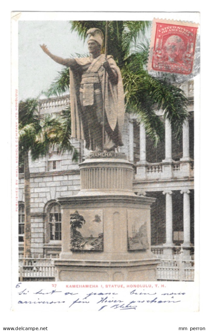 (36159-00) Hawaii - Kamehameha - Statue - Honolulu - Honolulu