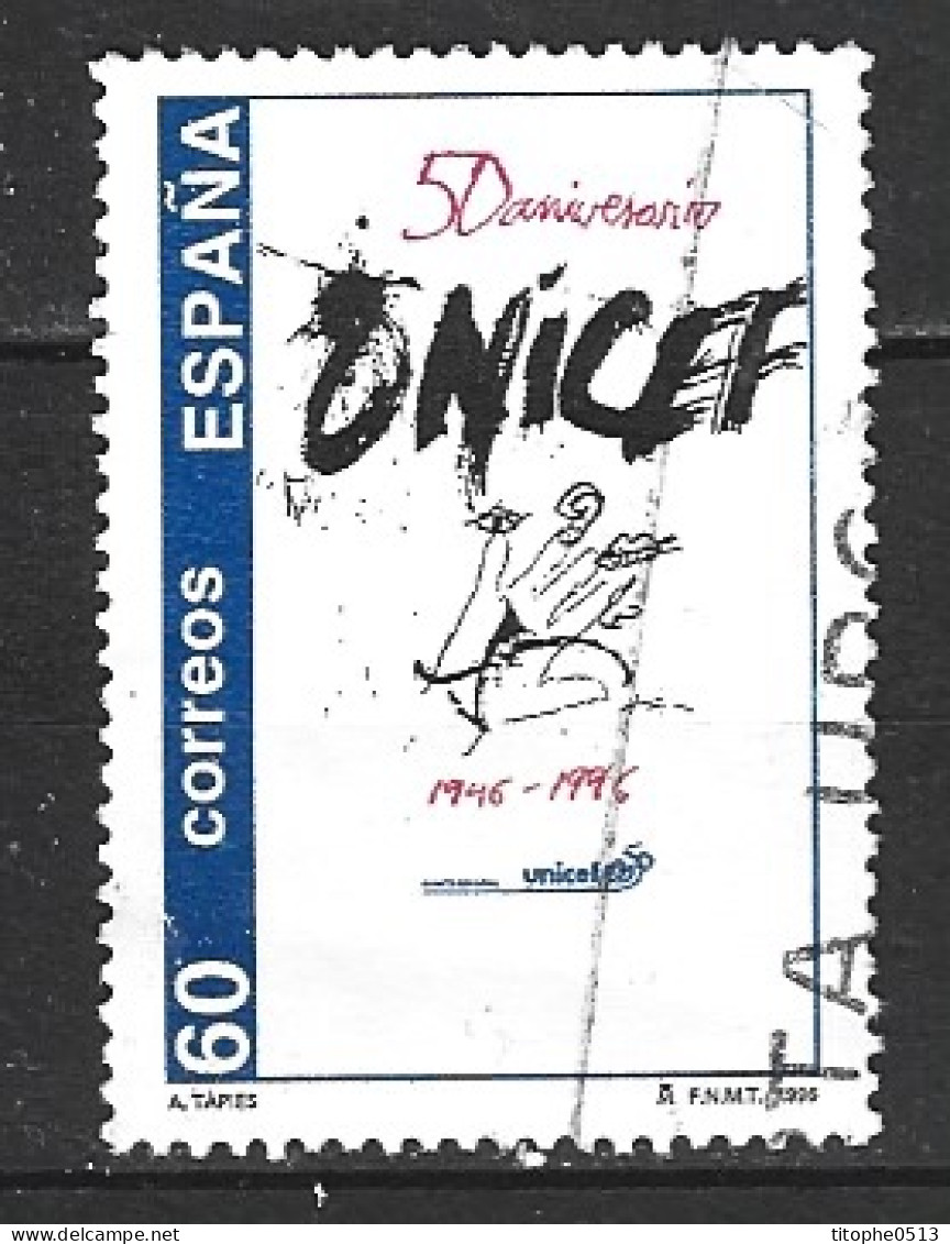 ESPAGNE. N°3028 Oblitéré De 1996. UNICEF. - UNICEF