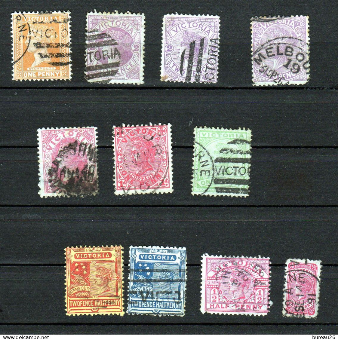 VICTORIA 2  LOT - Used Stamps