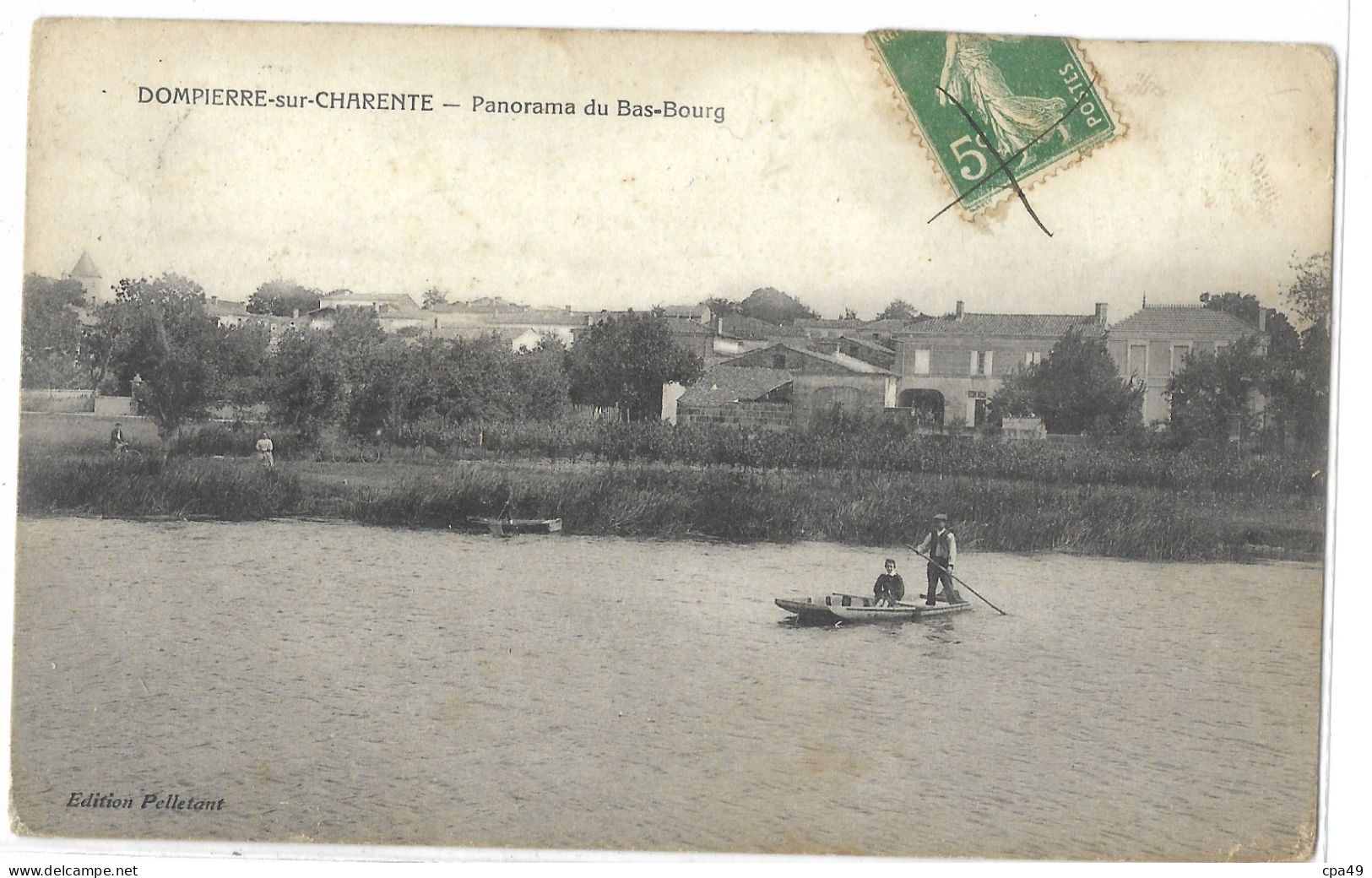 17     DOMPIERRE - SUR - CHARENTE  PANORAMA  DU  BAS - BOURG - Otros & Sin Clasificación