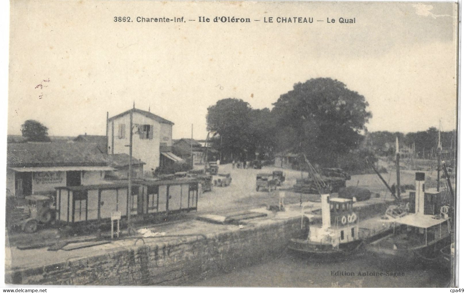 17    ILE - D ' OLERON  LE  CHATEAU   LE   QUAI - Ile D'Oléron