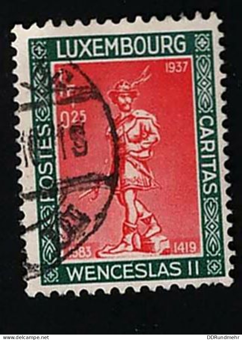 1937 Duke Of Wenceslas  Michel LU 306 Stamp Number LU B82 Yvert Et Tellier LU 297 Stanley Gibbons LU 363 Used - Usati
