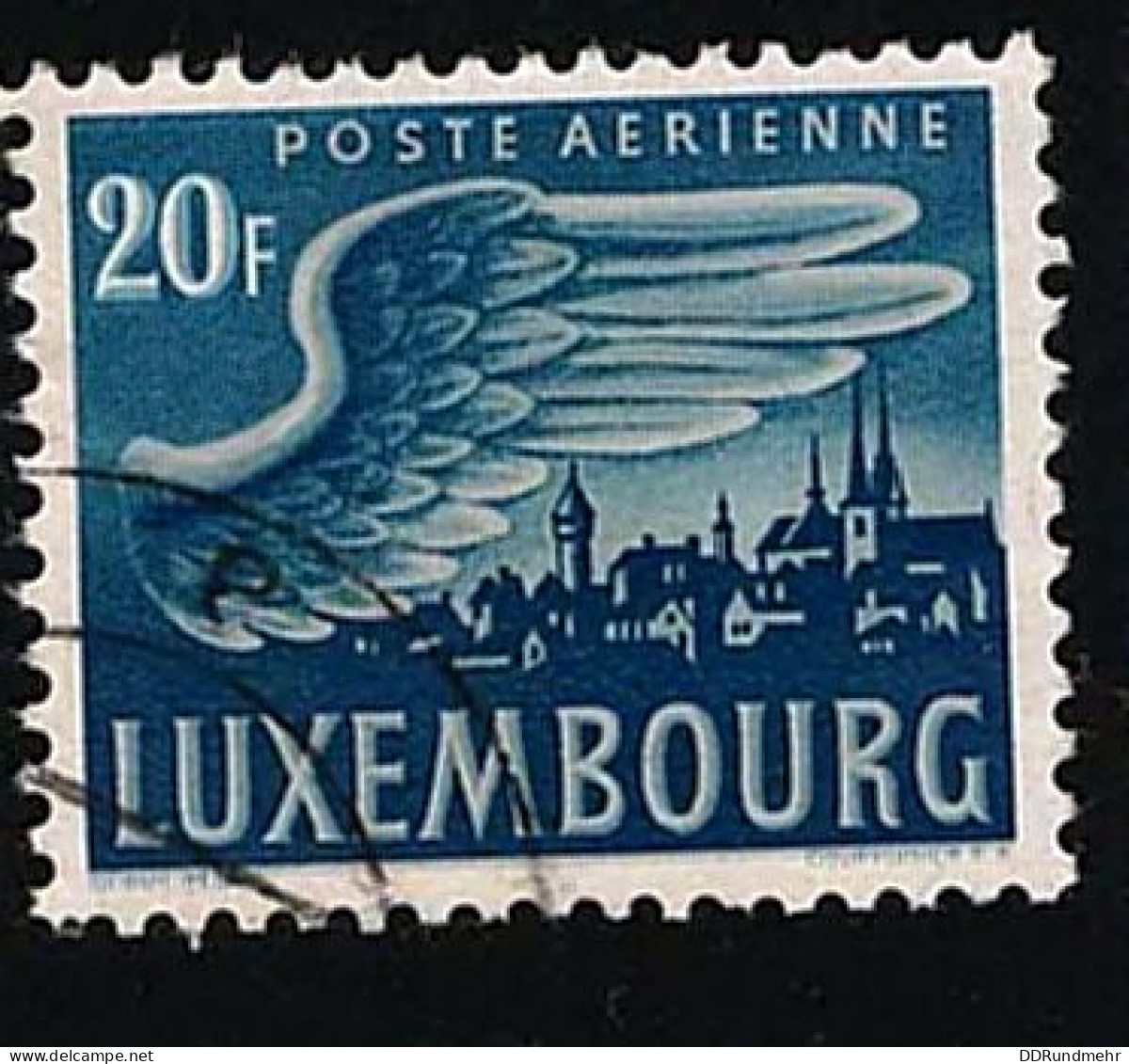 1946 Wing Of View Michel LU 410 Stamp Number LU C14 Yvert Et Tellier LU PA14 Stanley Gibbons LU 486 Used - Gebruikt