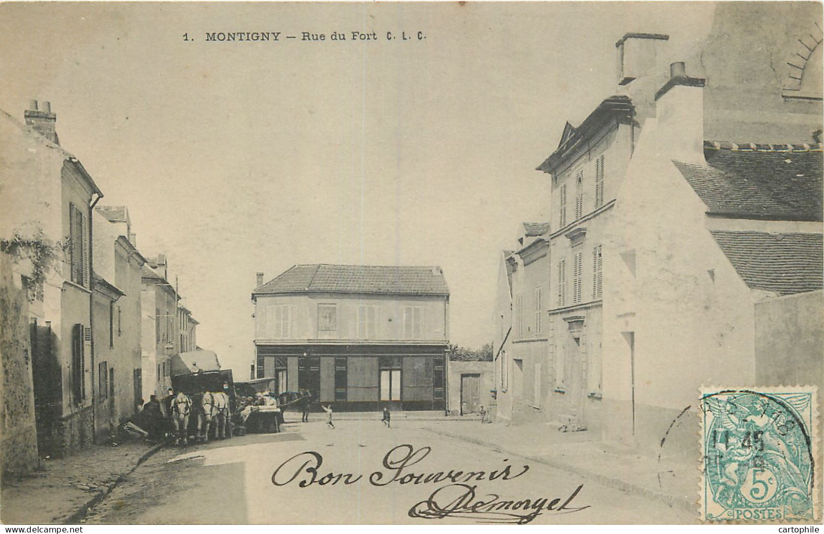 95 - MONTIGNY LES CORMEILLES - Rue Du Fort En 1903 - Montigny Les Cormeilles