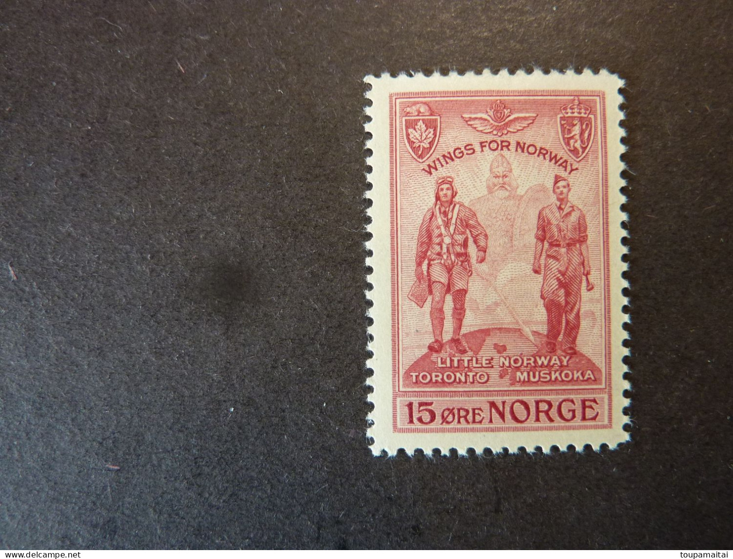 NORVEGE, Année 1946, YT N° 284 Neuf MH* Wings For Norway - Unused Stamps